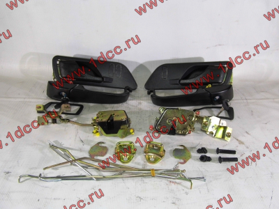 Ремкомплект замков на две двери (ручки внутренние, замки, ключи, тяги) F FAW (ФАВ)  для самосвала фото 1 Воронеж